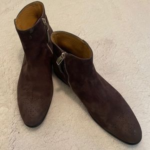 ALDO Dark Plum colored half boot 10.5